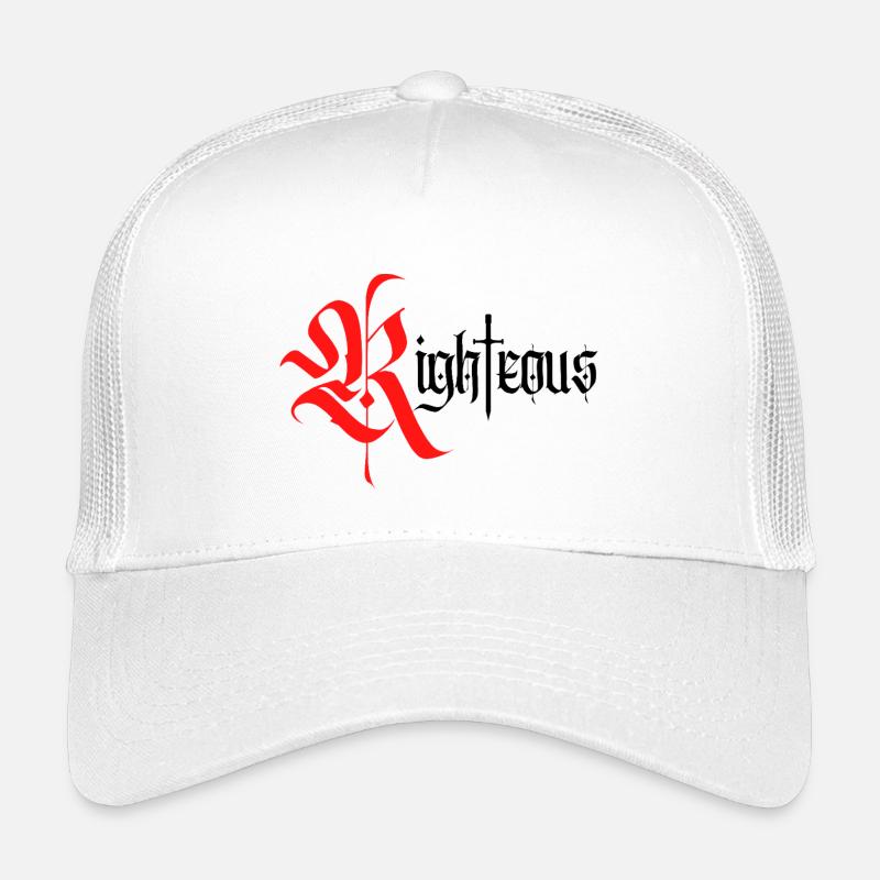 Gothic Righteous Design mit Schwert - Kinder Trucker-Cap - Weiß