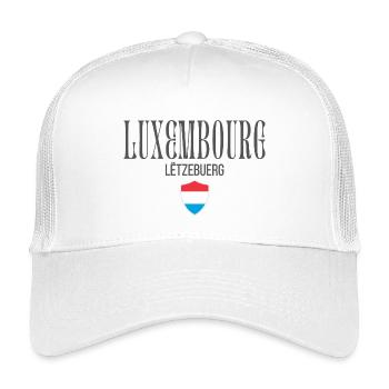I love Luxembourg, Luxembourg pride - Kids’ Trucker Cap - white - Front