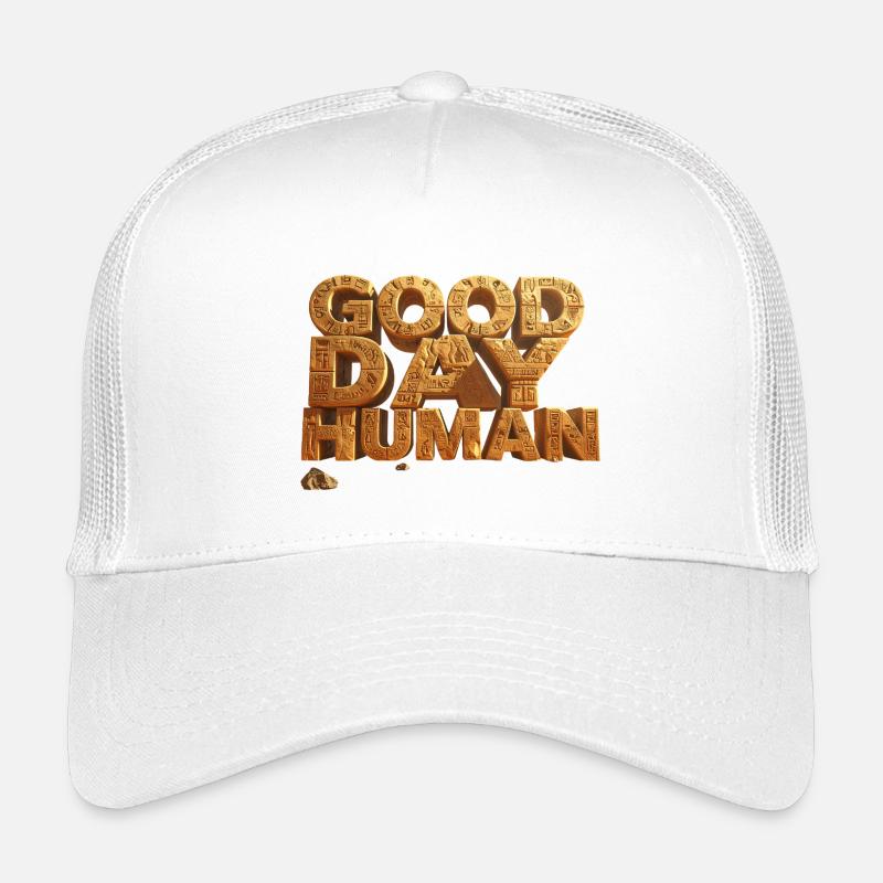 Good day, Human – Alien Humor in Hieroglyphen Kinder Trucker-Cap