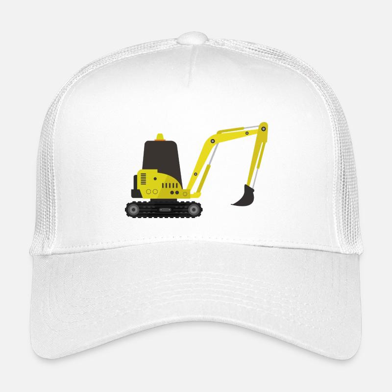 Bagger - Kinder Trucker-Cap - Weiß