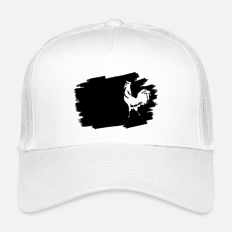 Mitternachts-Glyphen-Emblem - Kinder Trucker-Cap - Weiß