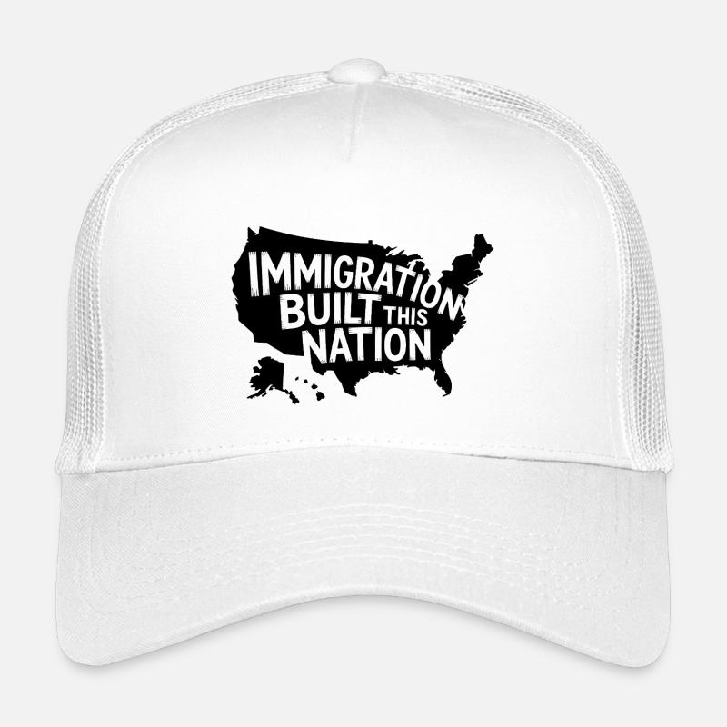 Immigration built this Nation - Antifascist Tee Kids’ Trucker Cap