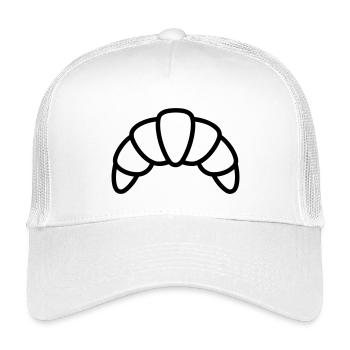 Halbmond - Kinder Trucker-Cap - Weiß - Vorne