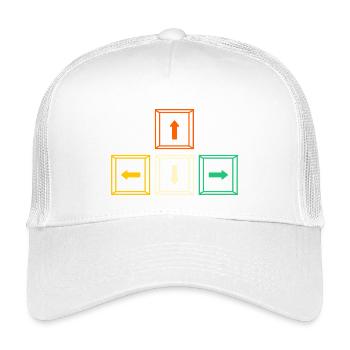 Gaming Computer Gamer Gaming Gamer - Kids’ Trucker Cap - white - Front