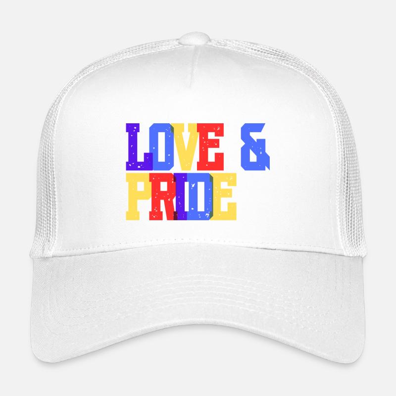 Love and Pride Rainbow Kids’ Trucker Cap