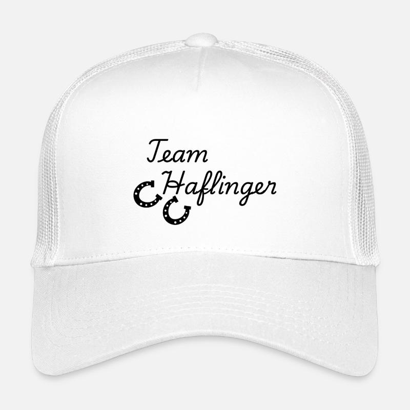 Équipe Haflinger - Casquette trucker enfant - blanc