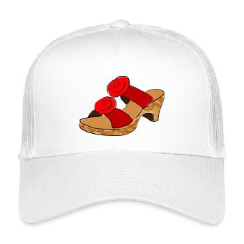 schuh sandale - Kinder Trucker-Cap - Weiß - Vorne