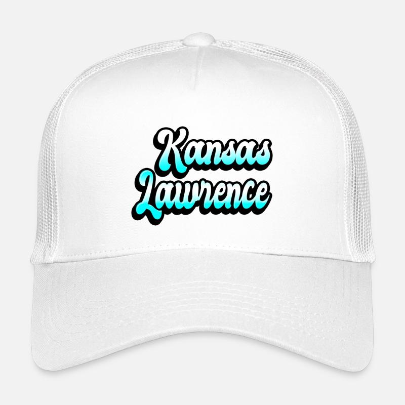 Lawrence Kansas Design Kinder Trucker-Cap