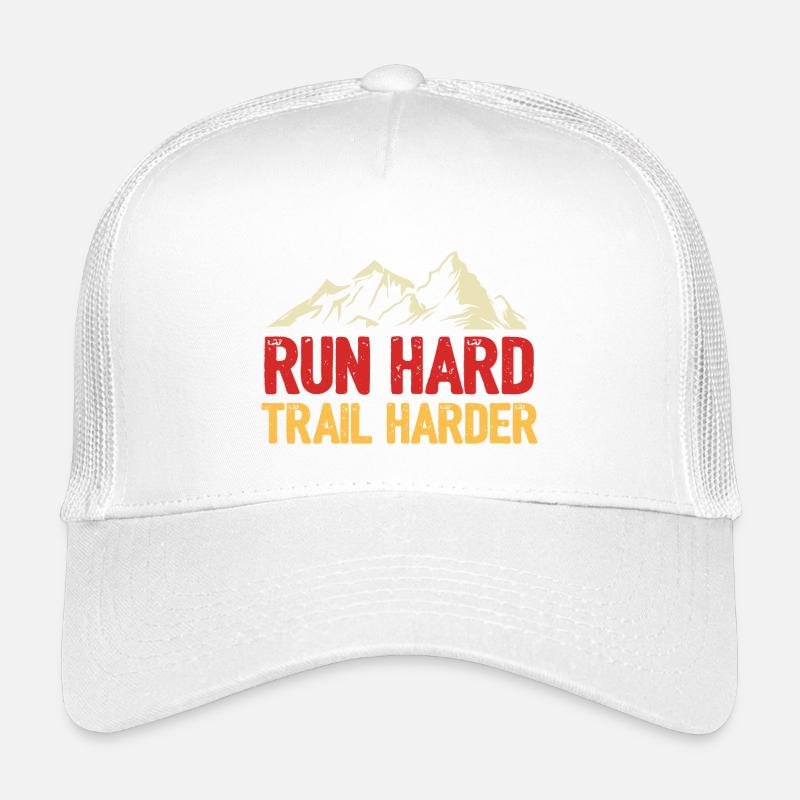 Laufen Sie hart. Härterer Trail. Kinder Trucker-Cap