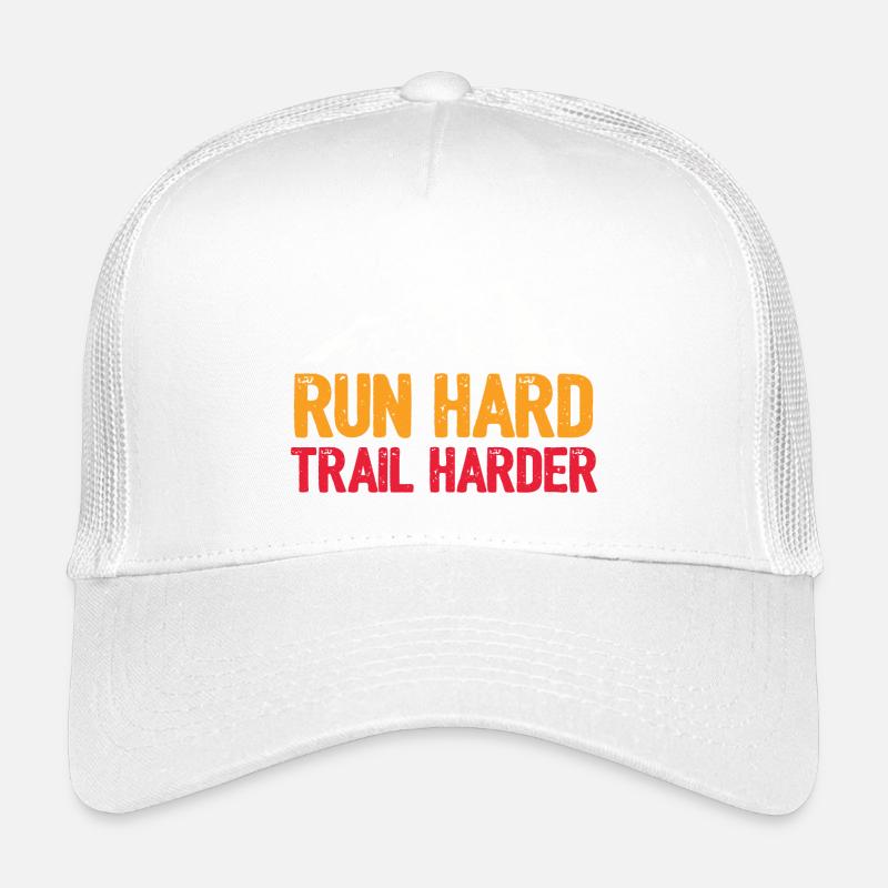 Laufen Sie hart. Härterer Trail. Kinder Trucker-Cap