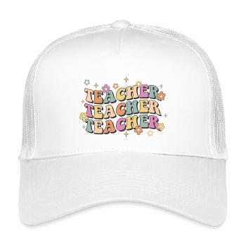Teacher Life - Kids’ Trucker Cap - white - Front