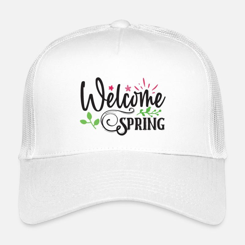 Willkommen Frühling Kinder Trucker-Cap