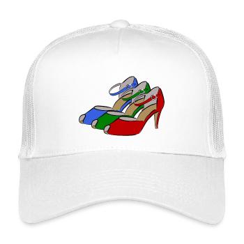 Shoe Fashion - Kids’ Trucker Cap - white - Front