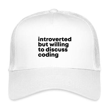 Coding - Kids’ Trucker Cap - white - Front