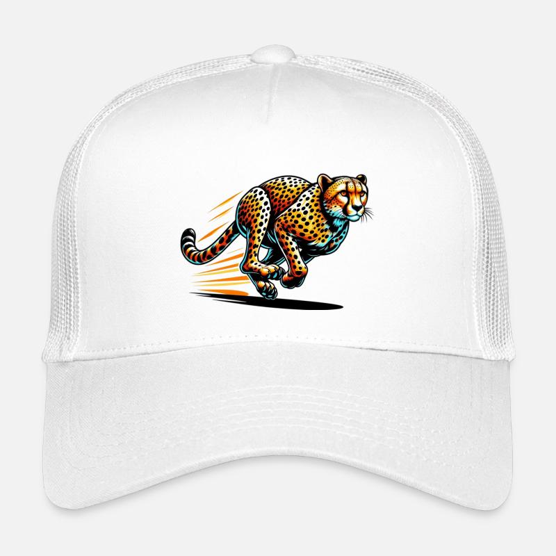 Gepard - Kinder Trucker-Cap - Weiß