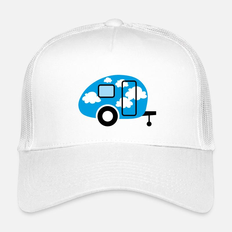 Caravan Caravan Clouds Weather Sky Camper Camp Kids’ Trucker Cap