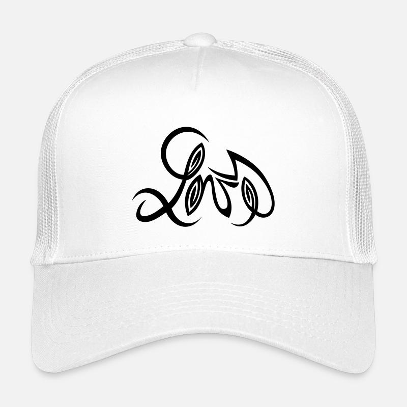 Love Design von Cean - Kinder Trucker-Cap - Weiß