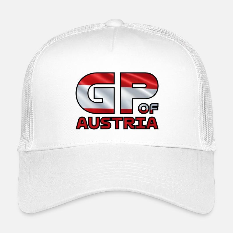 austria_gp - Casquette trucker enfant - blanc