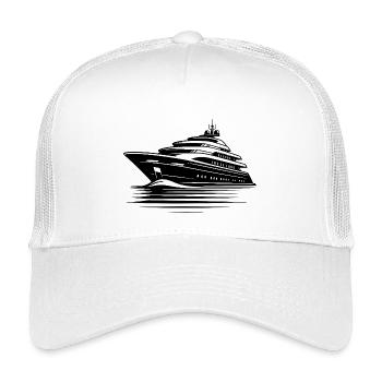 Pur sentiment de croisière, veuillez aller sur le pont solaire - Casquette trucker enfant - blanc - Devant