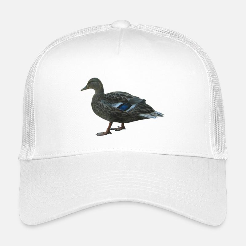 mallard - Kids’ Trucker Cap - white