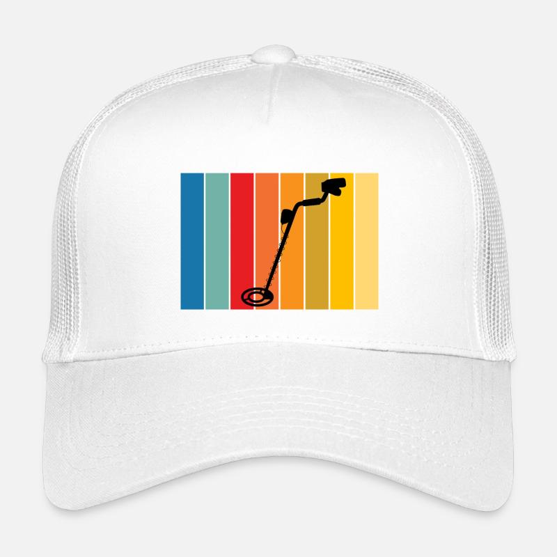 Vintage_Sondeln_T-shirt_Design - Kinder Trucker-Cap - Weiß