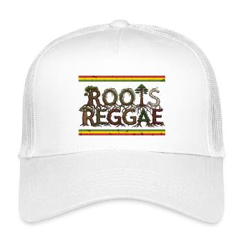 Roots Reggae Forest - Kids’ Trucker Cap - white - Front