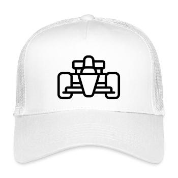 Race Car - Kids’ Trucker Cap - white - Front
