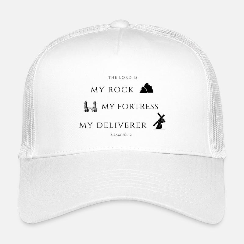 2. Samuel, 22 Rocher, Forteresse, Délivreur Casquette trucker enfant