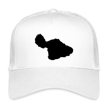 Carte de Maui - Casquette trucker enfant - blanc - Devant