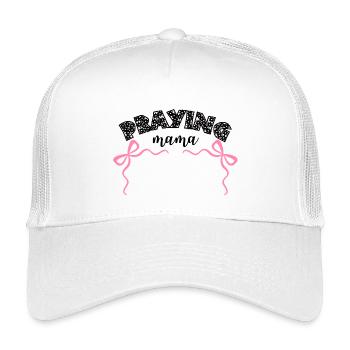 PRAYINGmama - Christliche Produkte - Kinder Trucker-Cap - Weiß - Vorne