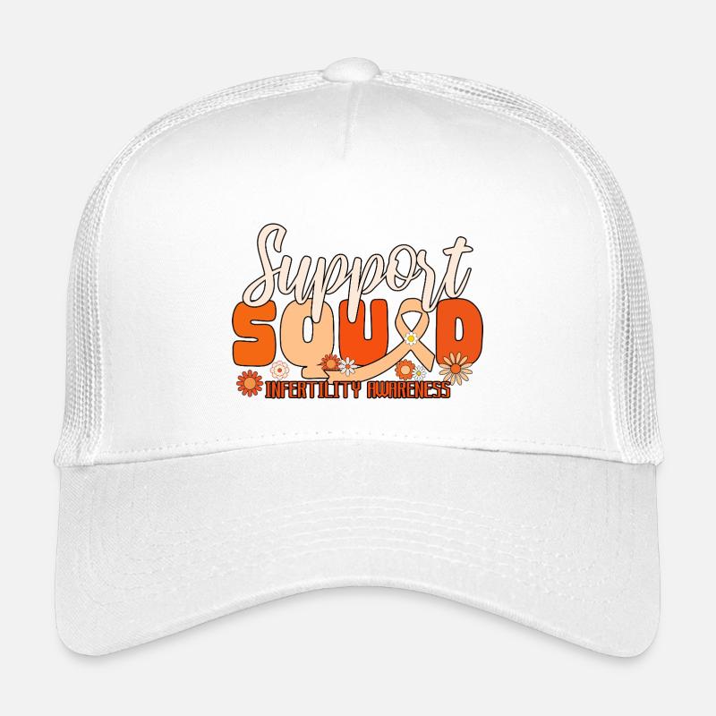 Bewusstsein für Unfruchtbarkeit im IVF-Monat des Support Squads Kinder Trucker-Cap