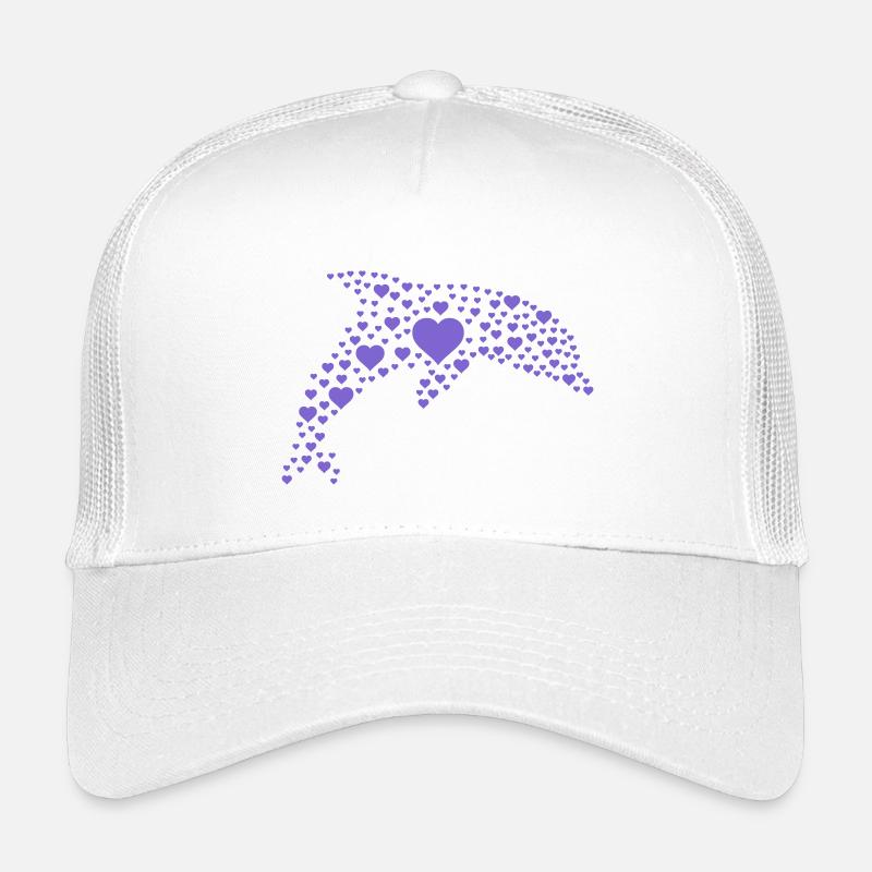 dolphin_hearts Casquette trucker enfant