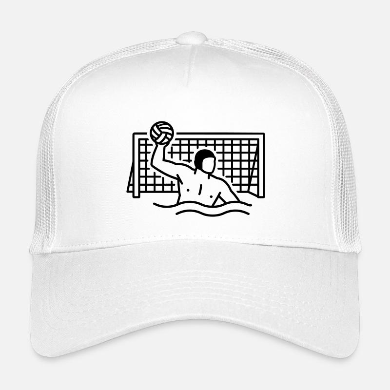 Wasserball - Kinder Trucker-Cap - Weiß