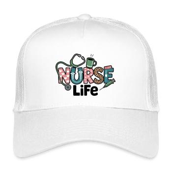 Krankenschwester Life Geschenk Geschenkidee - Kinder Trucker-Cap - Weiß - Vorne
