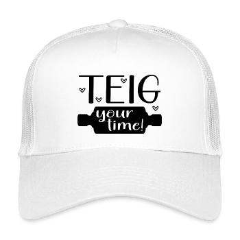 Pasta Roll Baking Time - Kids’ Trucker Cap - white - Front