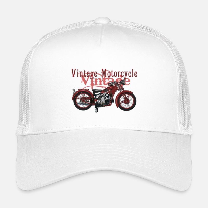 Retro motorcycle - Kids’ Trucker Cap - white