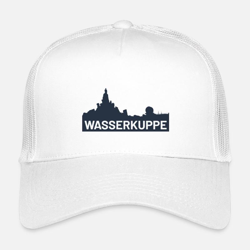 Wasserkuppe Rhön - Kinder Trucker-Cap - Weiß