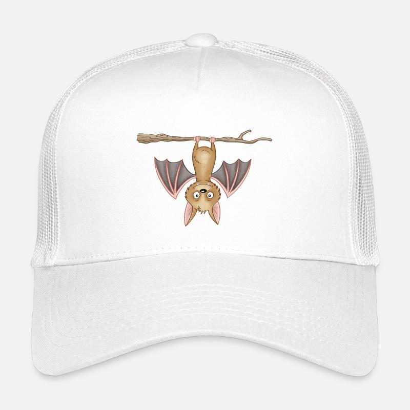 süße Fledermaus - Kinder Trucker-Cap - Weiß
