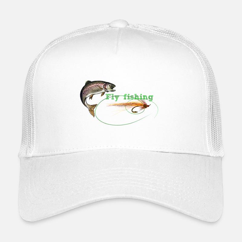 Fly fishing - Kinder Trucker-Cap - Weiß