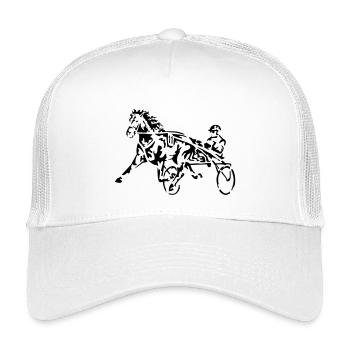 horse racing - Kids’ Trucker Cap - white - Front
