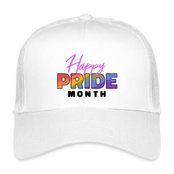 Happy Pride Month - Kids’ Trucker Cap - white - Front