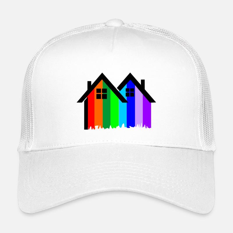 Peindre des maisons colorées Casquette trucker enfant