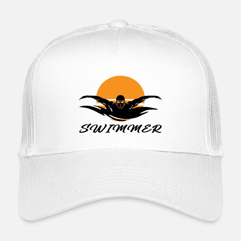 Swimmer - Kids’ Trucker Cap - white