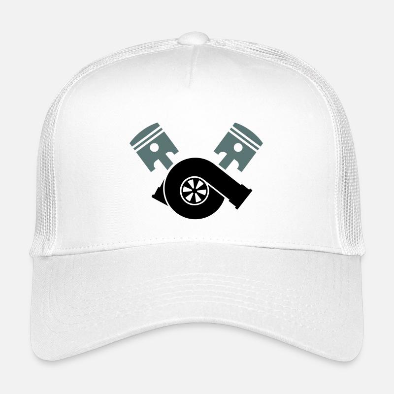 Engine Piston Turbocharger Kids’ Trucker Cap
