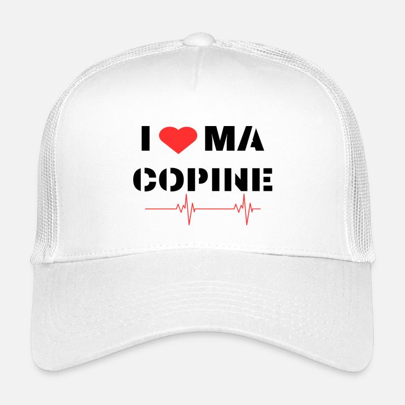 Déclaration d'amour à ma copine Casquette trucker enfant