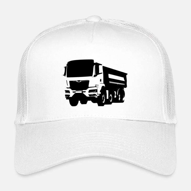 Trucker Leben LKW Fahrer - Kinder Trucker-Cap - Weiß