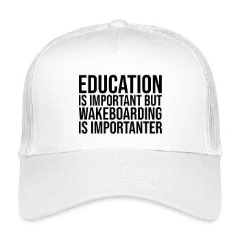 Wakeboard - Kids’ Trucker Cap - white - Front