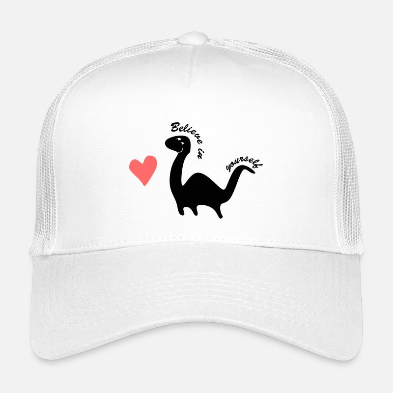 belive in yourself - Kids’ Trucker Cap - white