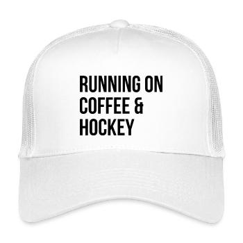 Hockey - Kinder Trucker-Cap - Weiß - Vorne