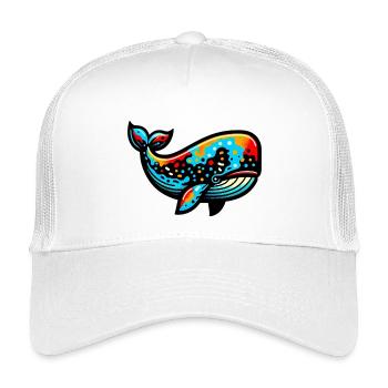 Wal - Kinder Trucker-Cap - Weiß - Vorne